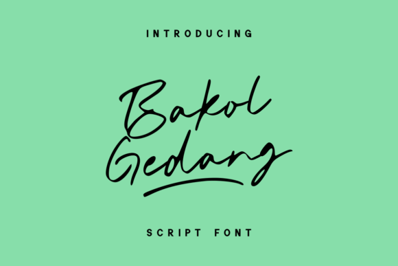 Bakol Gedang Font - Featured Image