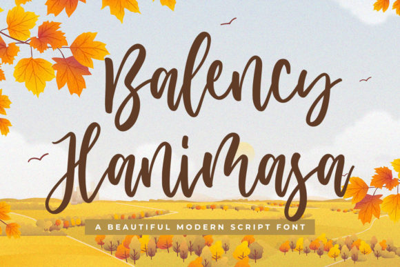 Balency Hanimasa Font - Featured Image