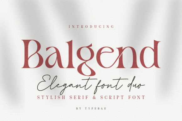 Balgend Font - Featured Image