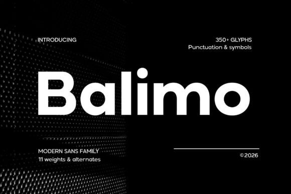Balimo Font - Featured Image