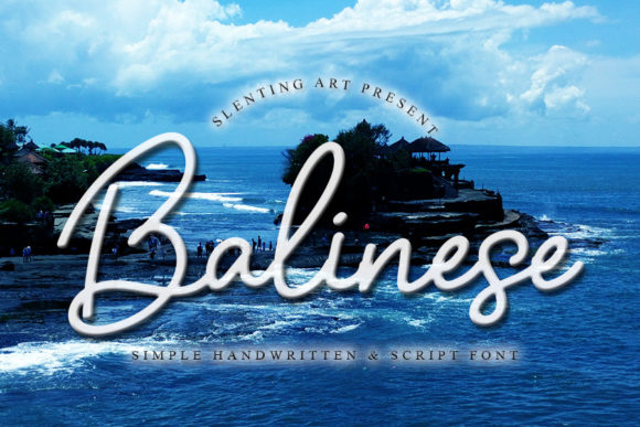 Balinese Font - Featured Image