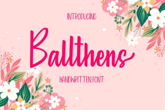 Ballthens Font - Featured Image