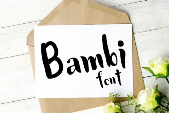 Bambi Font - Featured Image