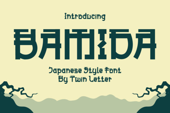 Bamida Faux Japanese Font - Featured Image
