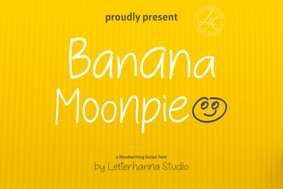 Banana Moonpie Font - Featured Image