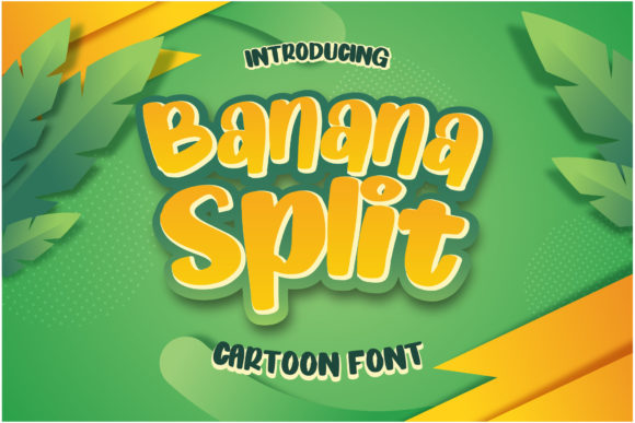 Banana Split Cartoon Font - Featured Image