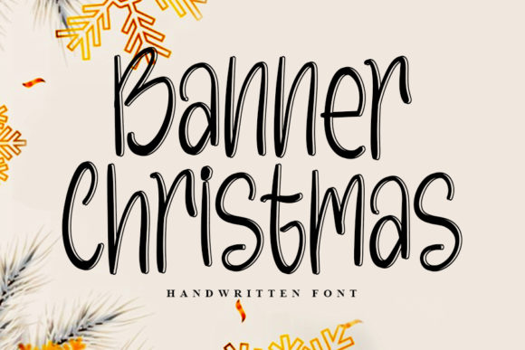 Banner Christmas Font - Featured Image