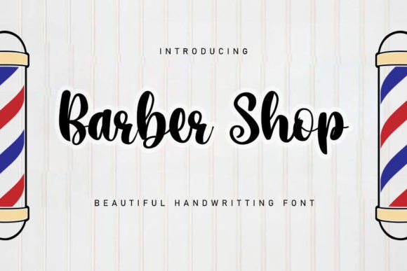 Barber Shop Font - Featured Image