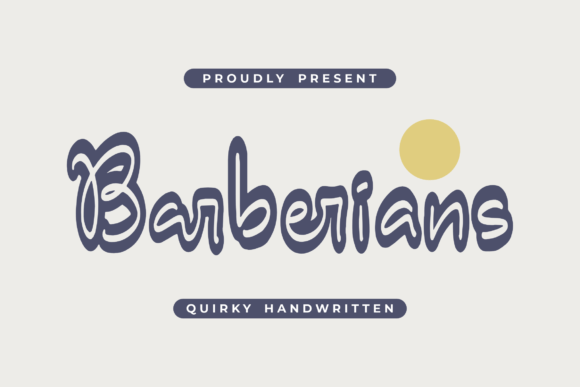 Barberians Font - Featured Image