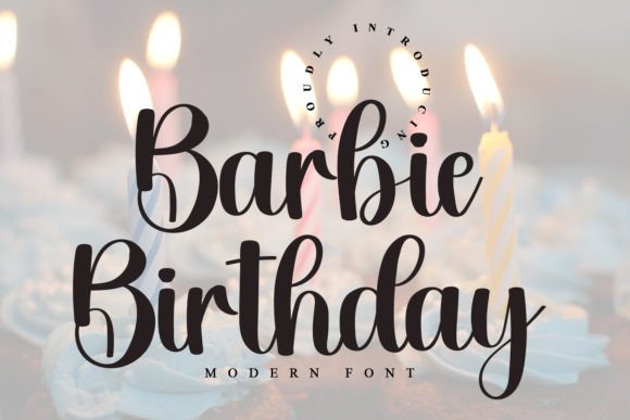 Barbie Birthday Font - Featured Image