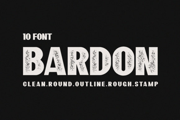 Bardon Family Font - Featured Image