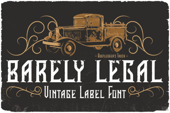 Barely Legal Font - Featured Image