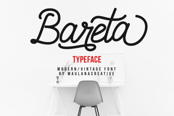 Bareta Font - Featured Image