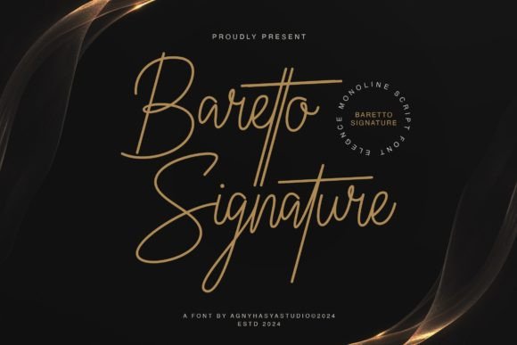 Baretto Signature Font - Featured Image