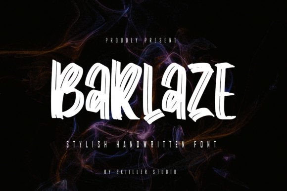 Barlaze Font - Featured Image
