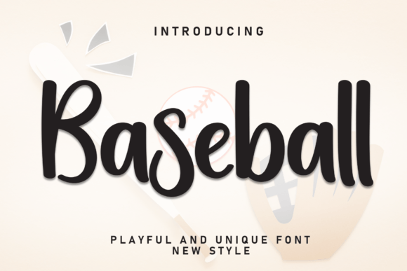 Baseball Font - Featured Image