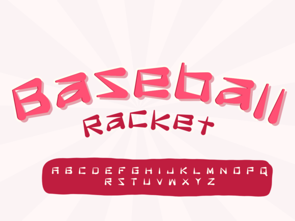 Baseball Racket Font - Featured Image