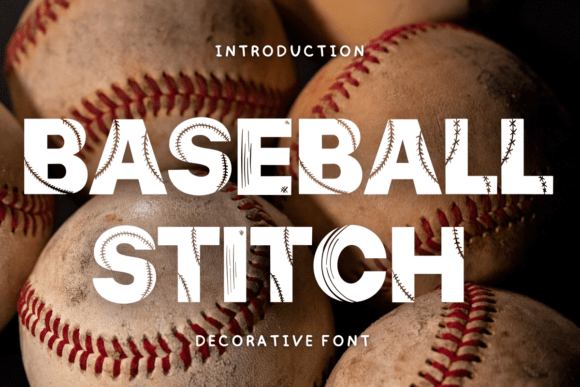 Baseball Stitch Font - Featured Image