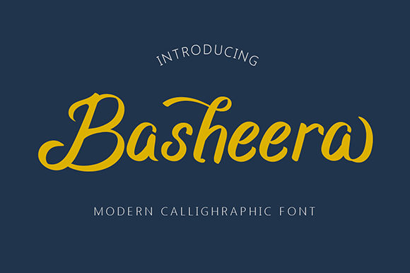 Basheera Font - Featured Image