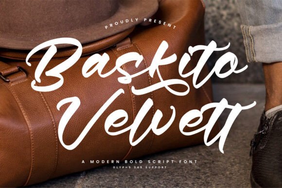 Baskito Velvett Font - Featured Image