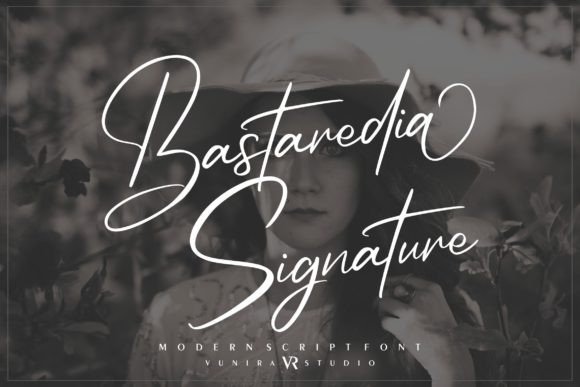 Bastaredia Signature Font - Featured Image