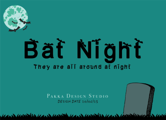 Bat Night Font - Featured Image
