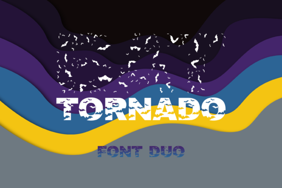 Bat Tornado Duo Font - Featured Image