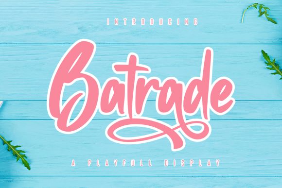 Batrade Font - Featured Image