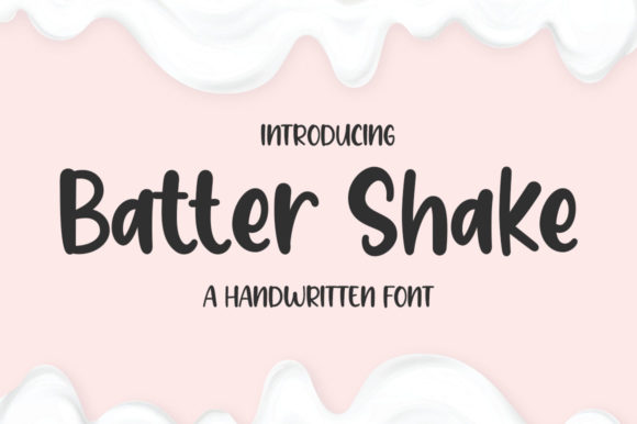 Batter Shake Font - Featured Image