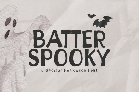 Batter Spooky Font - Featured Image