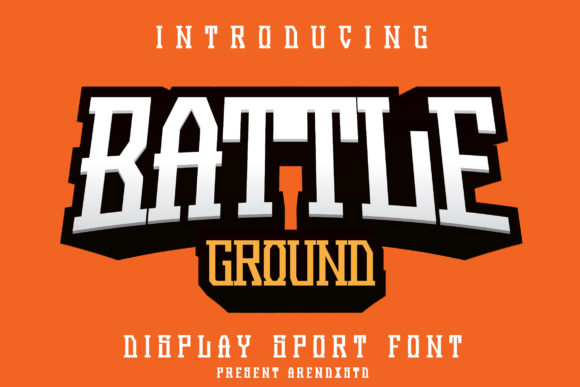 Battleground Font - Featured Image