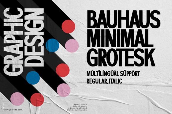 Bauhaus Font - Featured Image