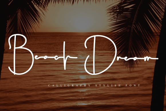 Beach Dream Font - Featured Image