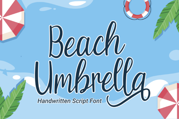 Beach Umbrella Font - Featured Image
