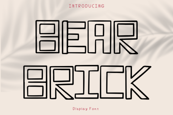 Bear Brick Font - Featured Image