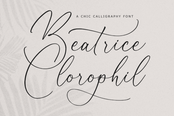 Beatrice Clorophil Font - Featured Image