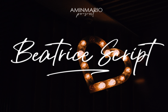 Beatrice Script Font - Featured Image