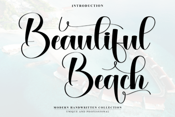 Beautiful Beach Font - Featured Image