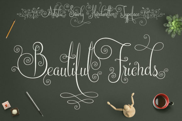 Beautiful Friends Script Font - Featured Image