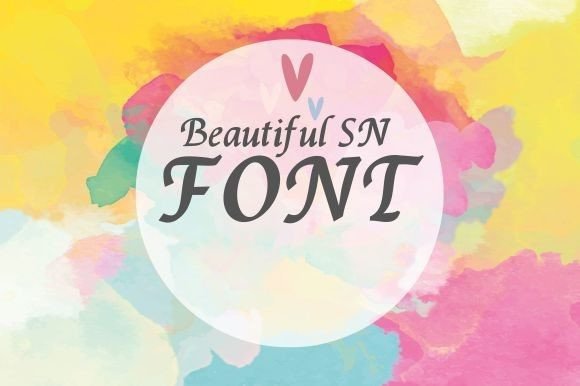 Beautiful Sn Font - Featured Image