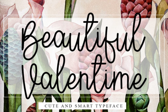 Beautiful Valentine Font - Featured Image