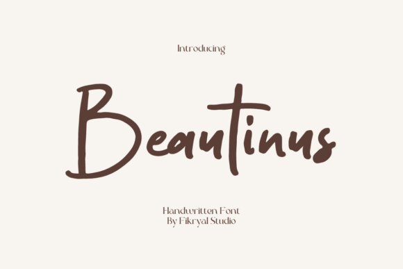 Beautinus Font - Featured Image