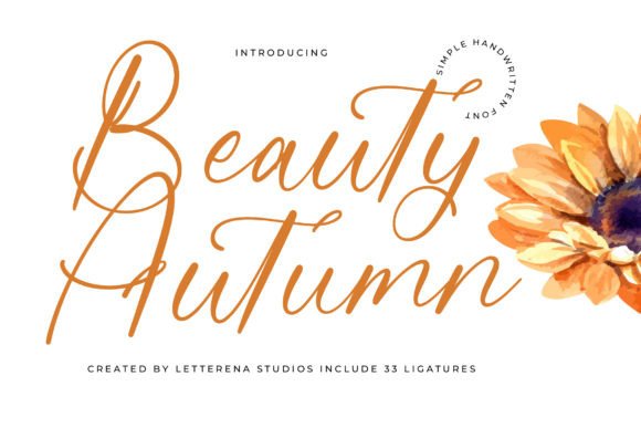Beauty Autumn Font - Featured Image