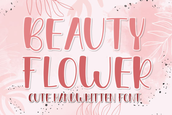 Beauty Flower Font - Featured Image