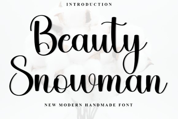 Beauty Snowman Font - Featured Image