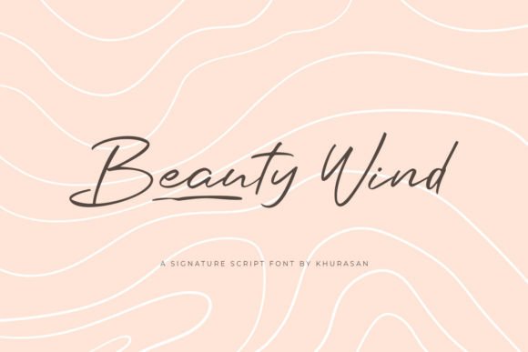 Beauty Wind Font - Featured Image