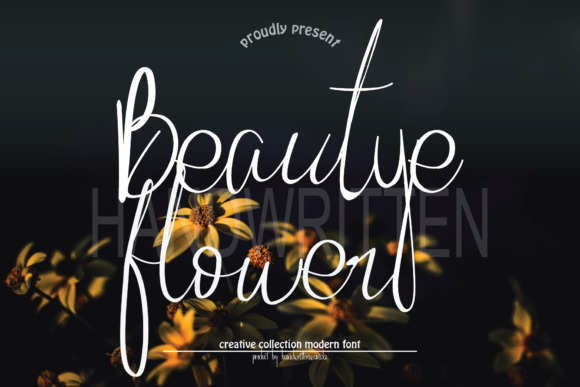 Beautye Flowers Font - Featured Image