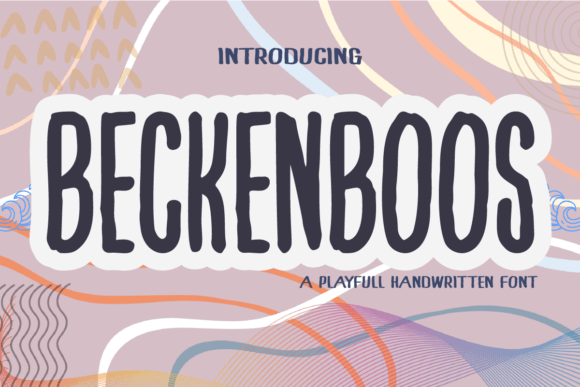 Beckenboss Font - Featured Image