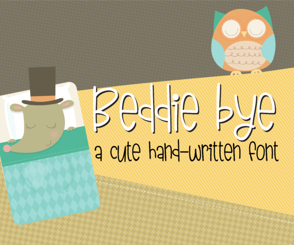 Beddie Bye Font - Featured Image