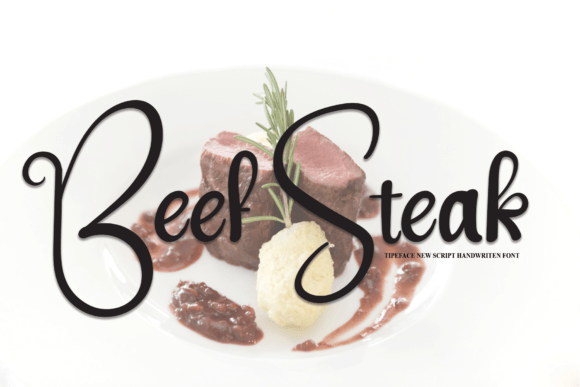 Beef Steak Font - Featured Image